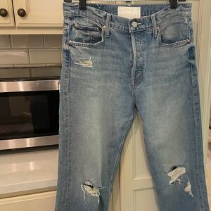Mother cropped jeans